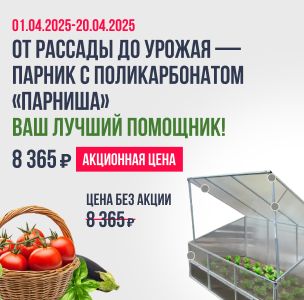 АКЦИЯ парник парниша