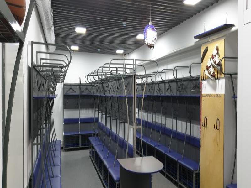 Места для переодевания спортсменов