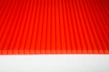 Сотовый поликарбонат 6 мм красный EuroTek 2,1х6 м (12,6 кв.м) 0,77 - интернет-магазин «Формика» 