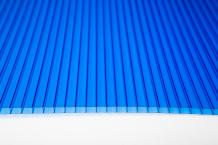 Сотовый поликарбонат 10 мм синий EuroTek 2,1х6 м (12,6 кв.м) 1,0 - интернет-магазин «Формика» 