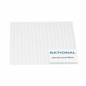 Сотовый поликарбонат 16 мм прозрачный Rational "Казанский" 2,1х6 м (12,6 кв.м) 2,21 - интернет-магазин «Формика» 