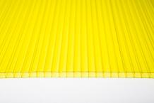 Сотовый поликарбонат 8 мм желтый EuroTek 2,1х6 м (12,6 кв.м) 0,9 - интернет-магазин «Формика» 