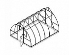 Каркас теплицы "Капелюха" 3х4х2,3 м (ШхДхВ) труба проф.цинк 20х20 мм без окраски