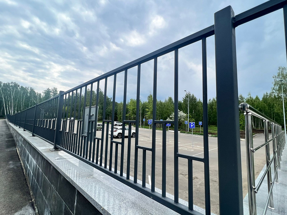 Сварное ограждение для академии хоккея "Трактор"