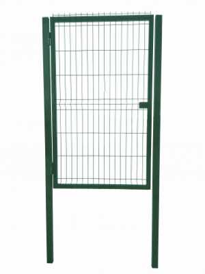 Калитка 1,23х1,0 м RAL 7024 (темно-серый) Эконом 3d 3,5мм оцинк.проф.труба 40х40, 60х40 мм п/порошк. без замка под бетон Формика  - интернет-магазин «Формика» 