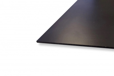 Полистирол ударопрочный HIPS Zuroplast 2 мм черный 2,00х3,00м - интернет-магазин «Формика»